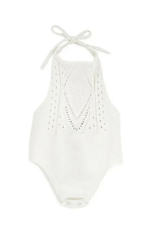 Haven Crochet Bodysuit, Cream