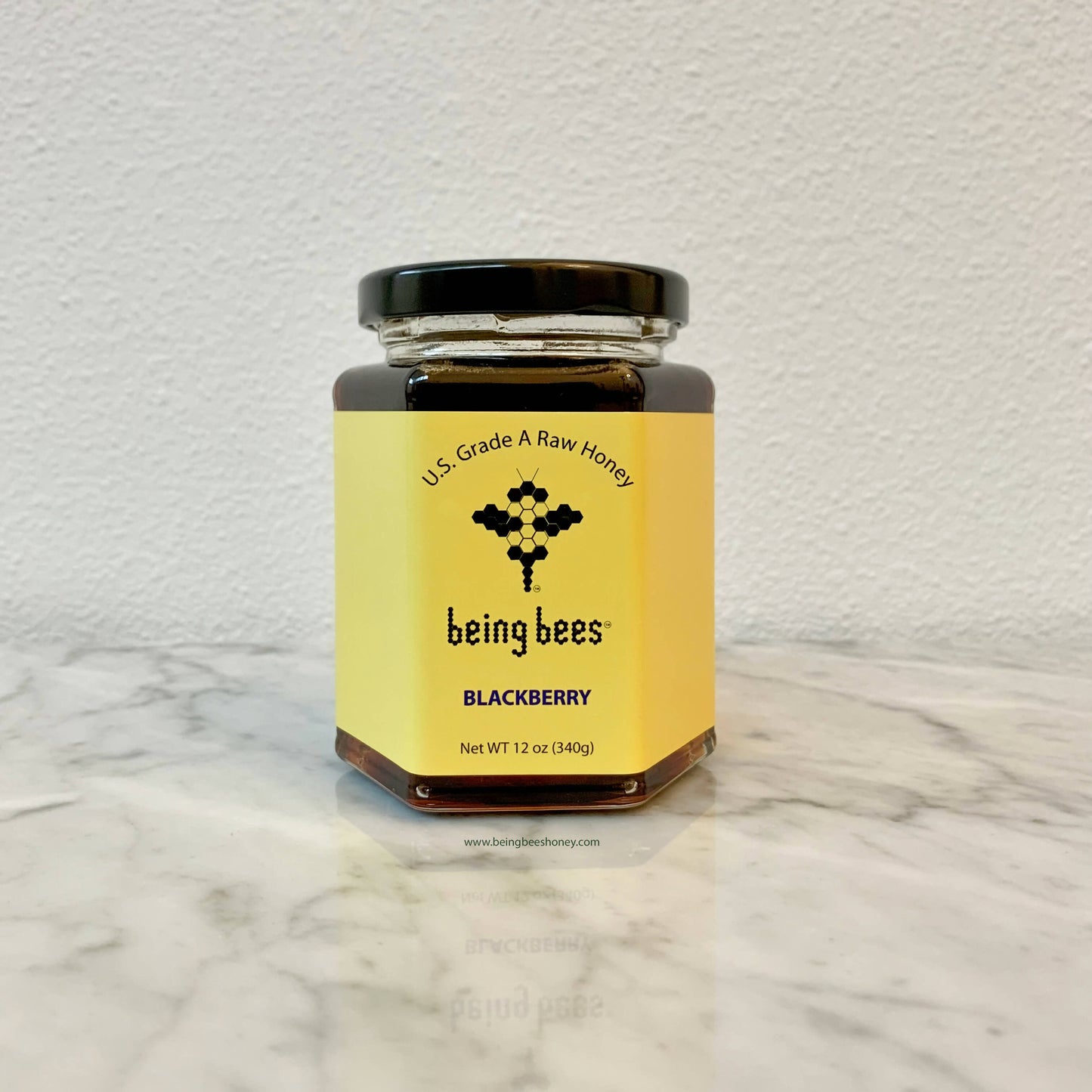 Blackberry Raw Honey 12oz