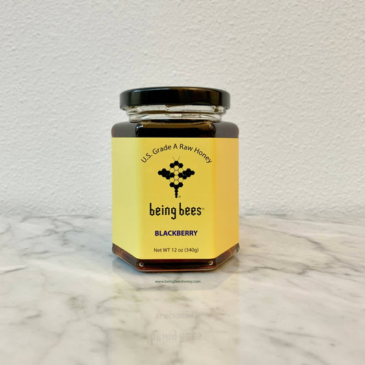 Blackberry Raw Honey 12oz